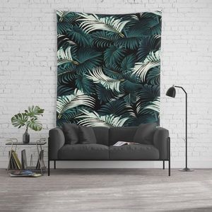 Large Tropical Jungle Wall Tapestry 🌴